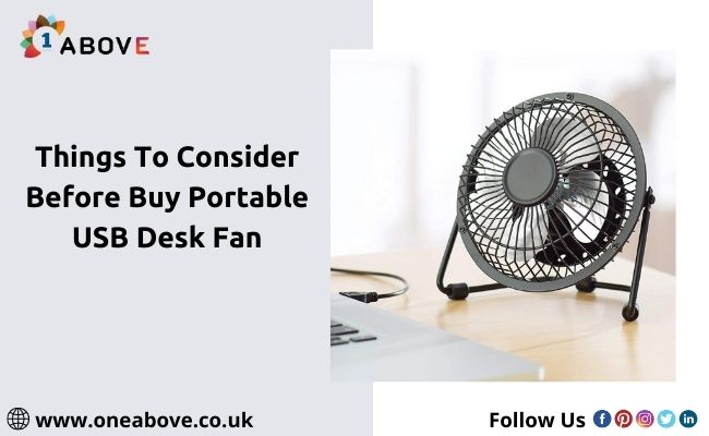 portable desk fan USB